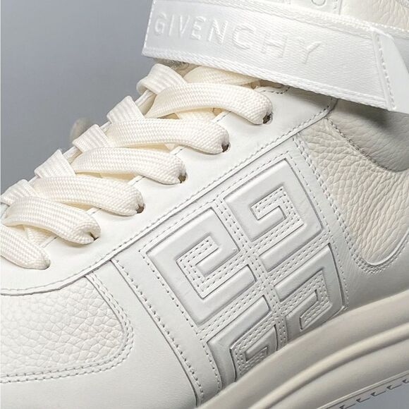 Givenchy G4 High Top Leather Sneakers size 42/us size 9 - Picture 8 of 14